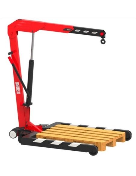 Gru--Gru manuale 2000kg pieghevole per pallet