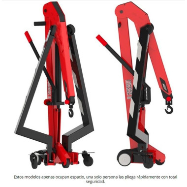 Gru--Gru manuale 2000kg pieghevole per pallet 2