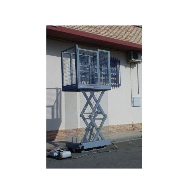 Special Lift Tables--Electric lifting table scissors 1000kg (with fences)