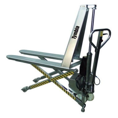 Transpalettes À Ciseaux--Transpalette Acier inoxydable électrique 1000kg - 1150x540mm
