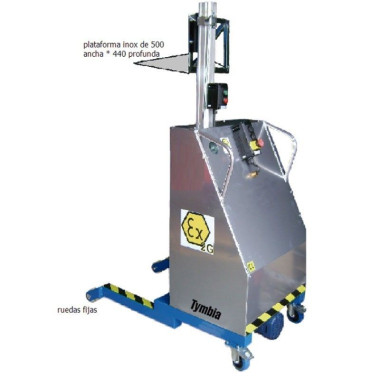 Electric Stackers--Electric stacker ATEX 90 kg for Explosive Atmospheres