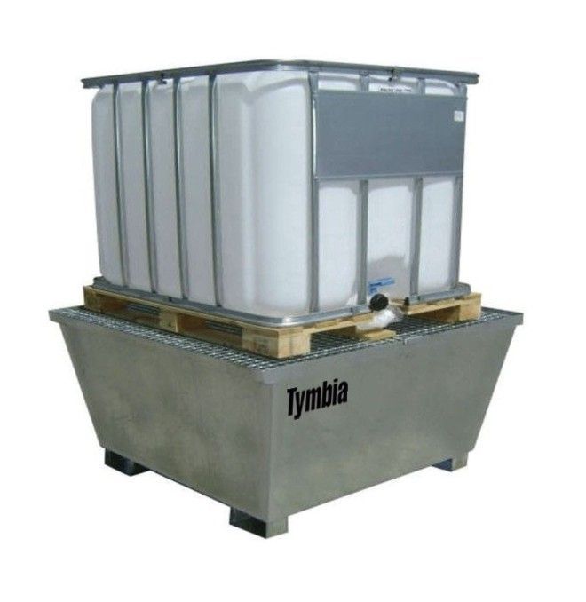 Fusti in Plastica e Lamiera-1000L secchio zincato
