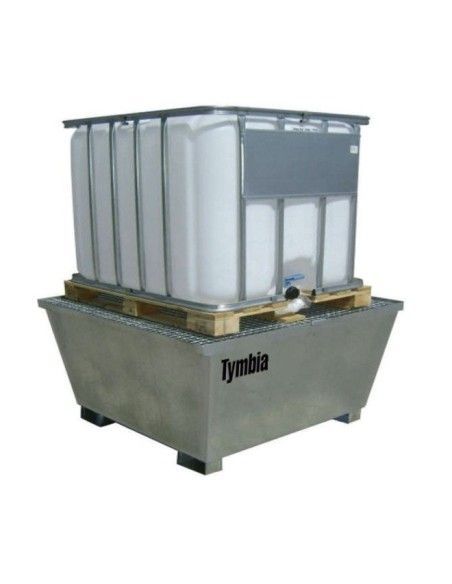 Plastic and Sheet Metal Drum-- 1000L galvanized bucket