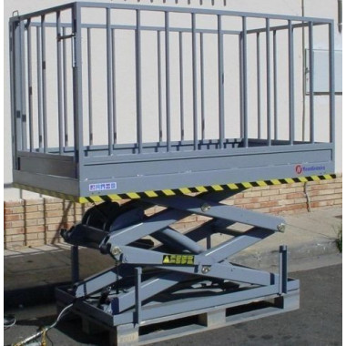 Spezielle Tische--Elektrischer Hubtisch schere 1000kg (mit schienen)