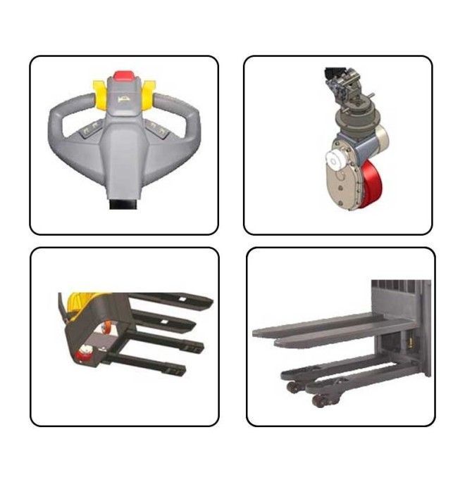 Electric stackers - electric stacker 1500kg at 3500mm lithium