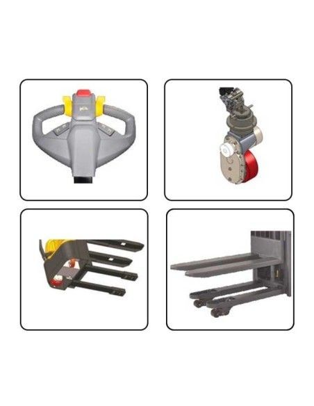 Electric stackers - electric stacker 1500kg at 3500mm lithium