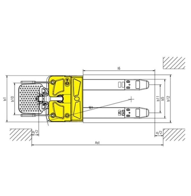 Transpallet Elettrici--Transpallet elettrico 3000kg con piattaforma e batteria al litio