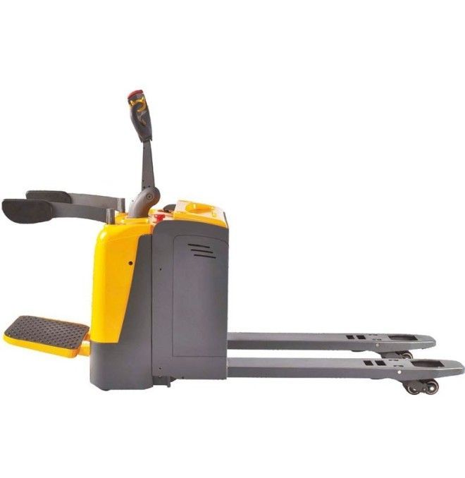 Transpallet Elettrici--Transpallet elettrico 3000kg con piattaforma e batteria al litio