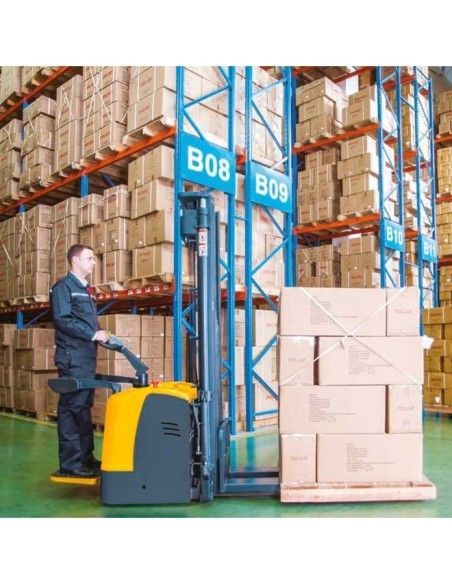 Electric Stackers-Electric stacker 1500kg to 5600mm Platform