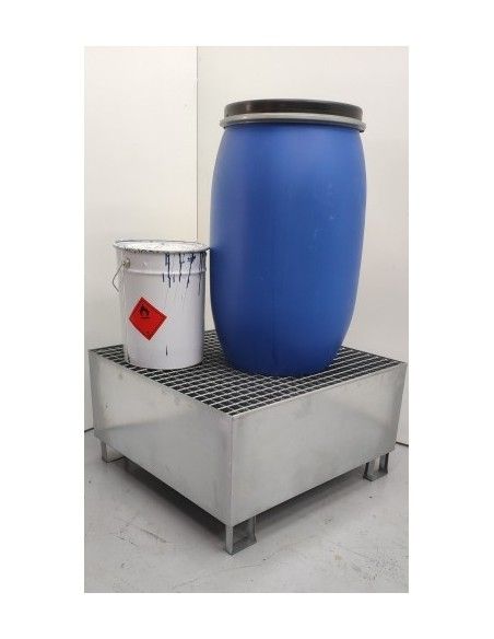 Polyethylene & metal buckets -- galvanized bucket 1 drum