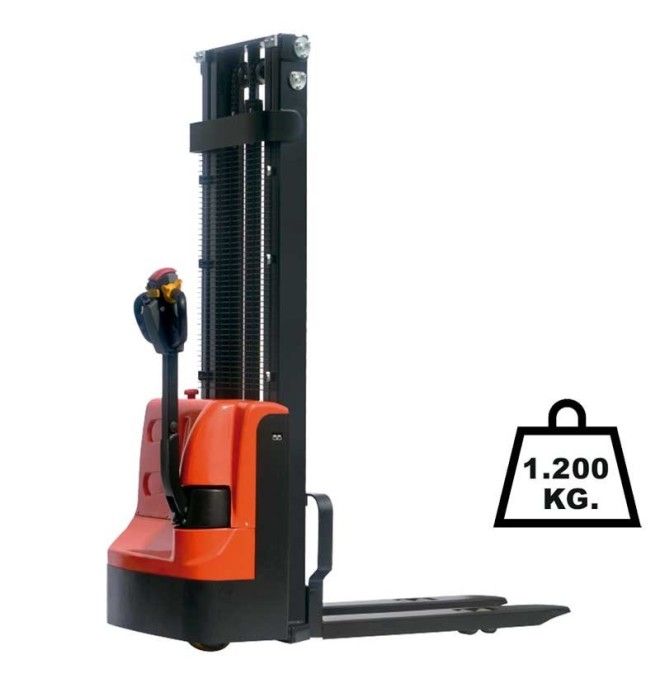 Stackers électriques - Empileur électrique 1200kg à 3500mm - 24V / 100Ah
