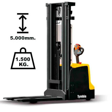 Electric stackers - electric stacker 1500kg to 5000mm - 24V / 210Ah 2