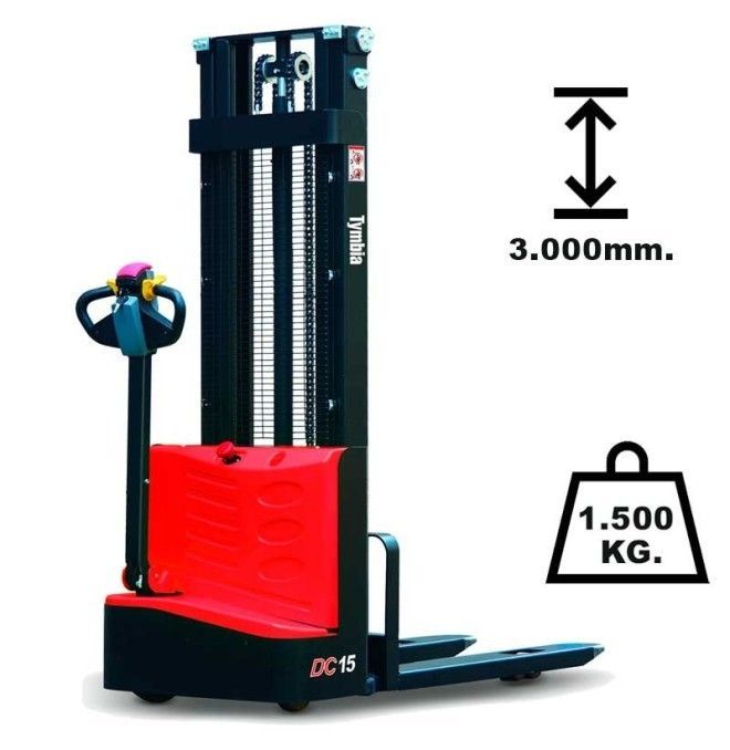 Electric stackers - electric stacker 1500kg at 3500mm 24V / 100Ah