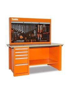 Ateliers Carros et banques..-Établi avec 5 Cajones et panneau d'outils 2