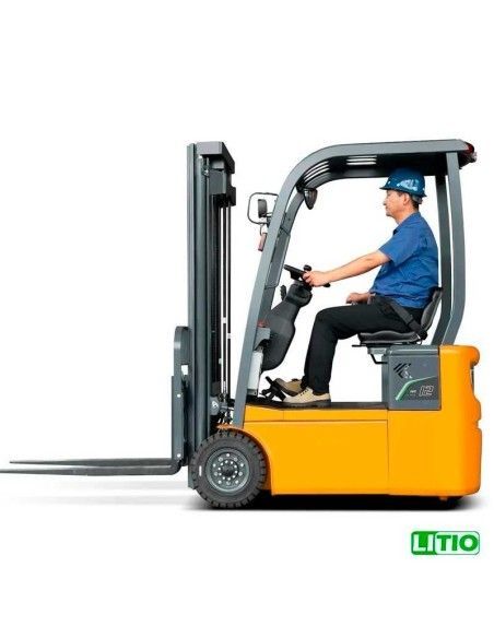 Empilhadeiras--Empilhadeira de lítio 3 rodas 800-1200kg série H4