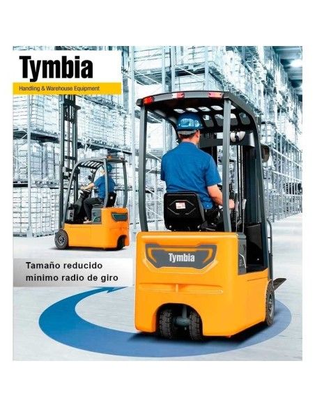 Carrelli Elevatori--Carrello elevatore elettrico 3 ruote 800-1200 kg Serie H4