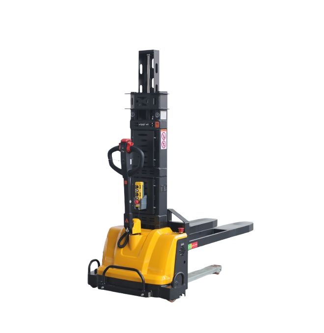 Impilatore autoportante completamente elettrico 1000kg a 1300mm, la pila...