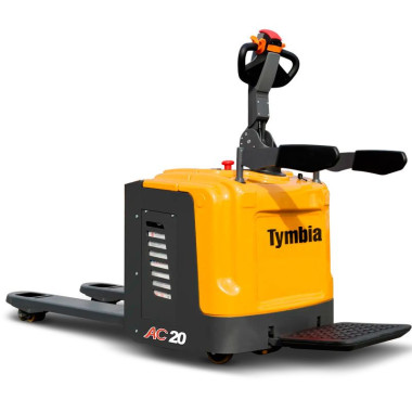 Transpalettes Électriques-TYMBIA-Transpalette au lithium 2000kg avec plate-forme - Batterie 24V/150Ah