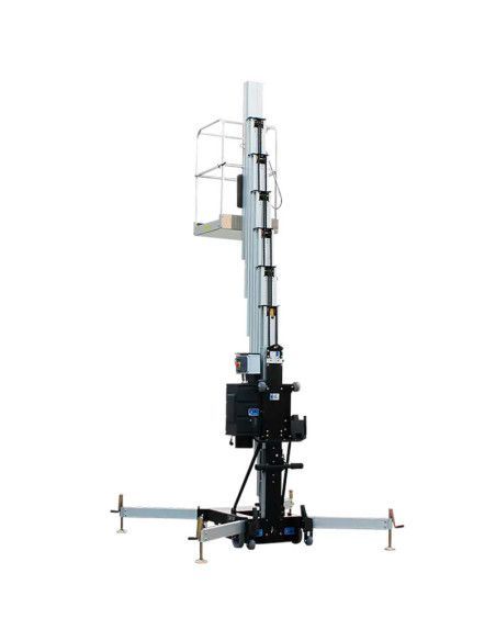 Einzelpersonen-Plattformen--Hebebühne vertikaler mast 10.4m-136kg (batterie)