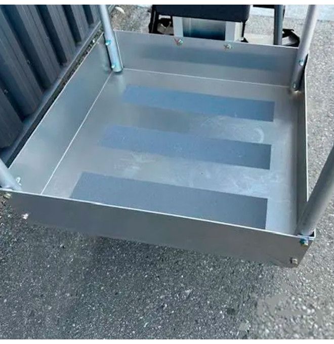 Plataformas unipersonales--Plataforma Elevadora mástil vertical 10,4m-136kg (batería)