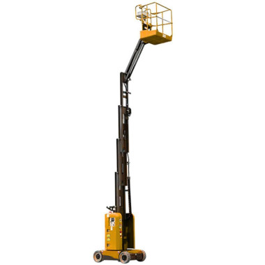 Plataformas Únicas-TYMBIA-Plataforma elevatória mastro vertical com braço 7,9m-200kg