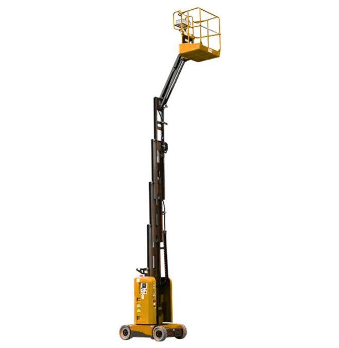 Plates-Formes Pour Une Personne-TYMBIA-Plate-forme élévatrice mât vertical avec bras 7,9m-200kg