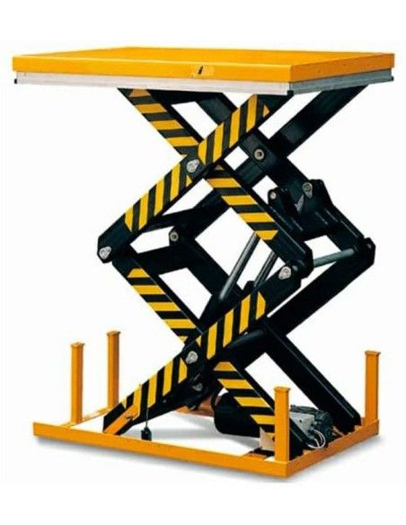 Mesas elétricas..-TYMBIA-Mesa elevatória elétrica 1000kg para 1780mm 1300x820mm ( tesoura dupla)