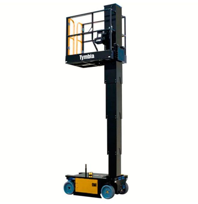 Mobile Work Platforms-TYMBIA-Lifting platform vertical mast with arm 4,8m-227kg