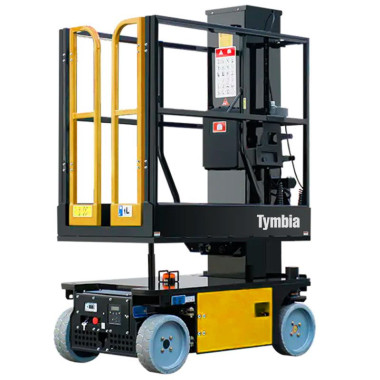 Plataformas Únicas-TYMBIA-Plataforma elevatória mastro vertical com braço 6m-159kg