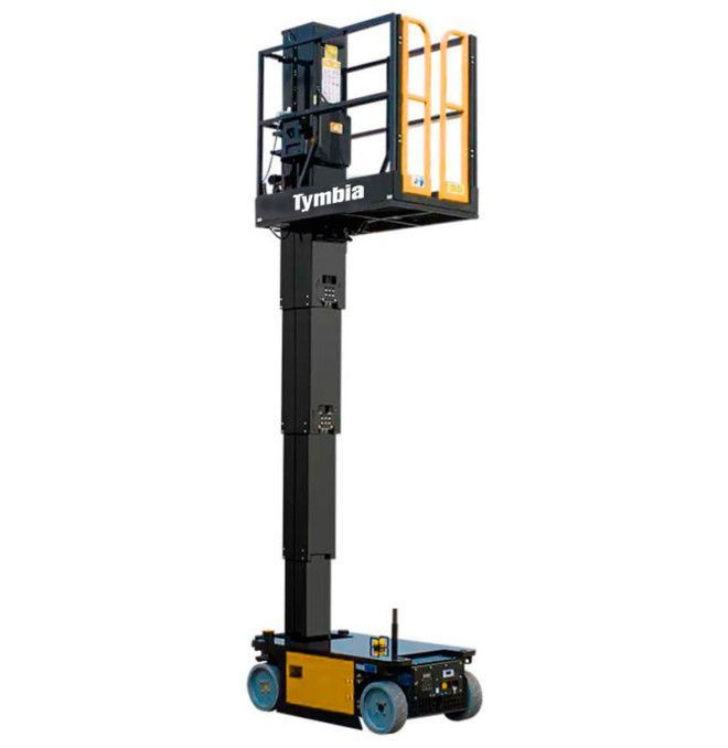 Plates-Formes Pour Une Personne-TYMBIA-Plate-forme élévatrice mât vertical avec bras 6m-159kg