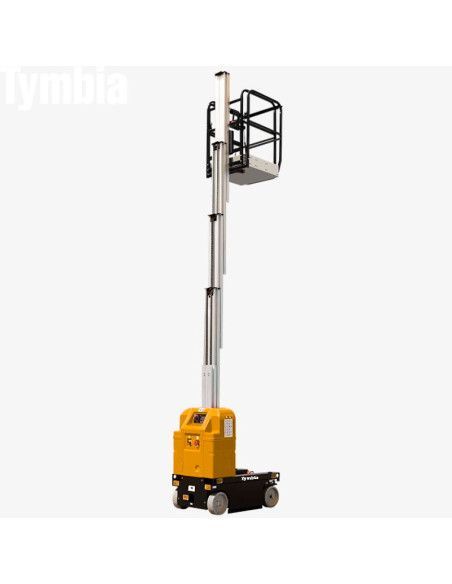 Plataformas Únicas-TYMBIA-Plataforma elevatória mastro vertical com braço 7.5m-125kg