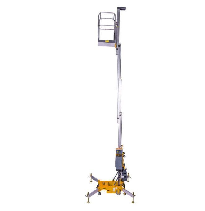 Einzelpersonen-Plattformen--Hebebühne 12m-120kg vertikaler mast (batterie)