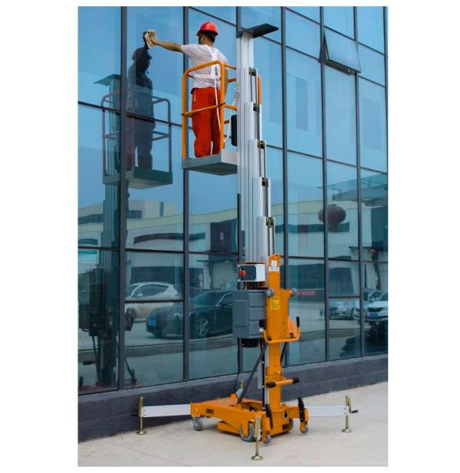Mobile Work Platforms--Lifting platform 12m-120kg vertical mast (battery)