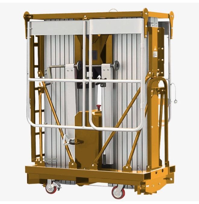 Mobile Work Platforms--Lifting platform double vertical mast 14m-200kg (battery)