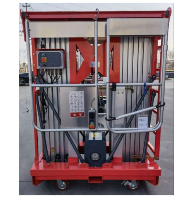 Lifting platform double vertical mast 14m-200kg (battery), Las...