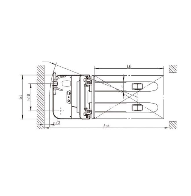 Apilador Eléctrico 2000kg a 5000mm LITIO 24V/300Ah