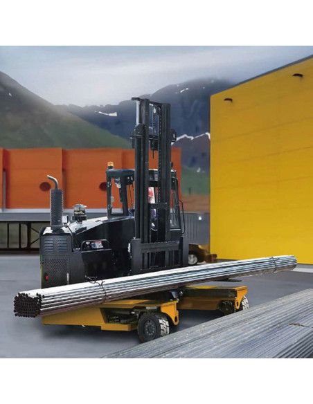 Forklift Trucks--5tn multi-directional diesel side-loading forklift - Kubota engine