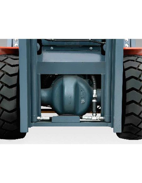 Lítio de lítio de lítio de empilhadeira-tímbios-tímbios, masculino triplex em 4800mm - bateria de lítio 80V / 150AH