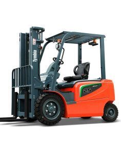 Empilhador-Tímbio-tímbios-forklift lítio lítio 2500kg, mastro triplex um 4800mm - bateria de lítio 80V / 202AH