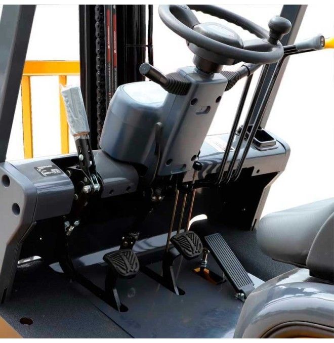 Gabelstapler - 2500kg Diesel-Gabelstapler - Triplex 4700mm Mast