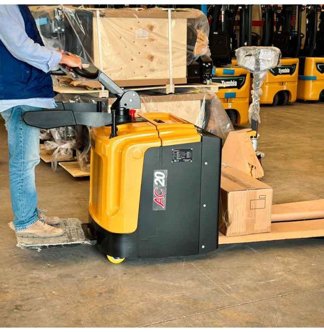 2000kg lithium transparent avec plate-forme - parfait pour votre magasin