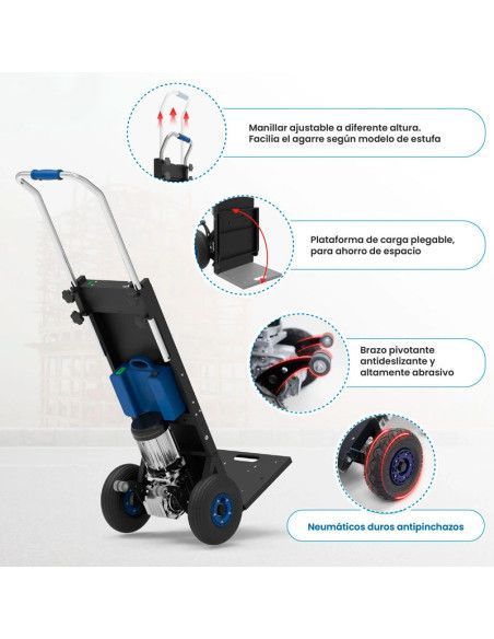 Escadas de escalada - Trolley escalam escadas elétricas 250kg