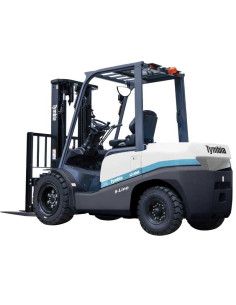 Empilhadeira de empilhadeiras-tímbios-lítio empilhadeira 3500kg, mastro triplex A 4500mm - bateria de lítio 80V / 205AH