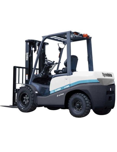 Carretilla elevadora litio 3500kg, mástil tríplex a 4500mm - Bateria litio 80V/280Ah