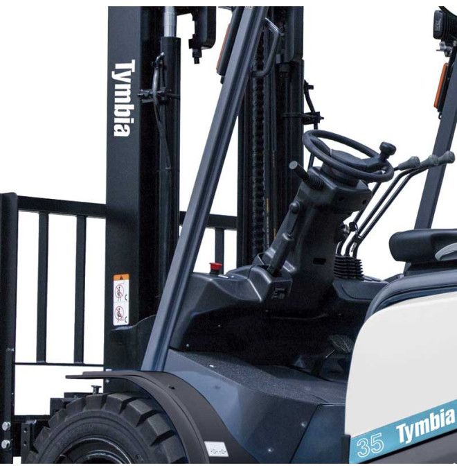 Chariot élévateur Lithium 3500kg, Mast Triplex 4500mm - Batterie au lithium 80V / 280AH