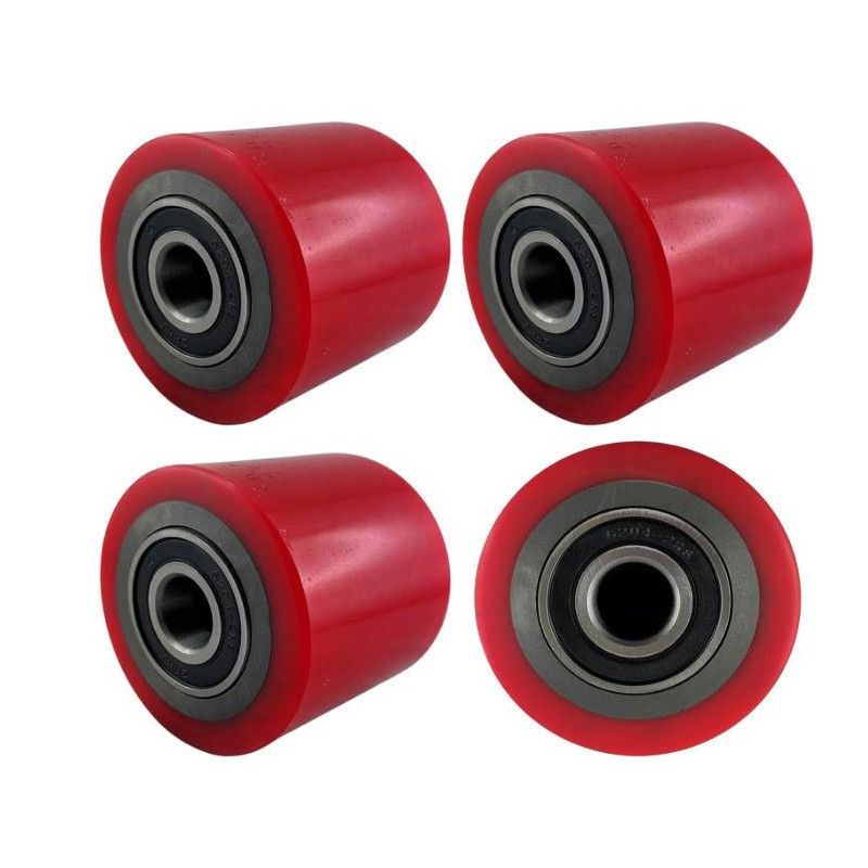 Jeu De Rouleaux De Rechange Ezyroller Mini – 3 Roues En Polyuréthane, 80 X 24 Mm, Avec Outils De Montage – Compatibilité Garantie