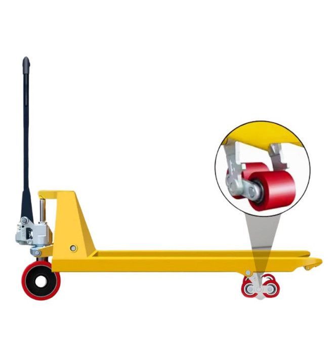 Spare Parts pallet truck-TYMBIA-Pack 4 polyurethane rollers for manual pallet truck universal.
