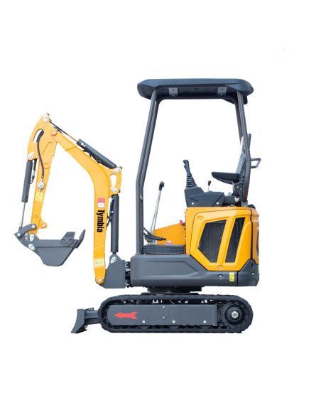 Miniexcavator 1600kg Kubota D722 Diesel Ty16