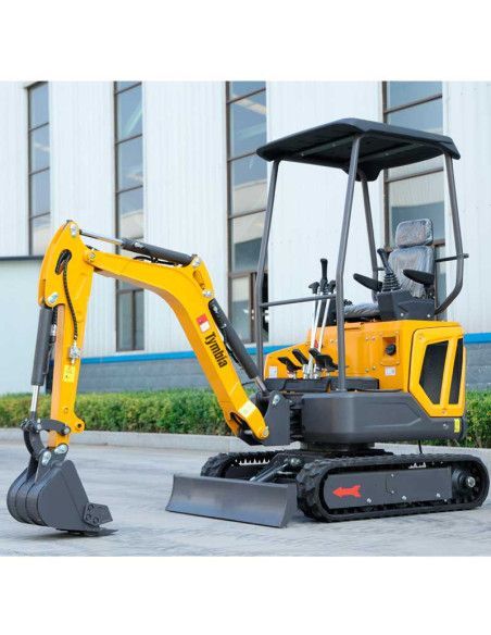 Miniexcavador 1600kg kubota d722 diesel ty16