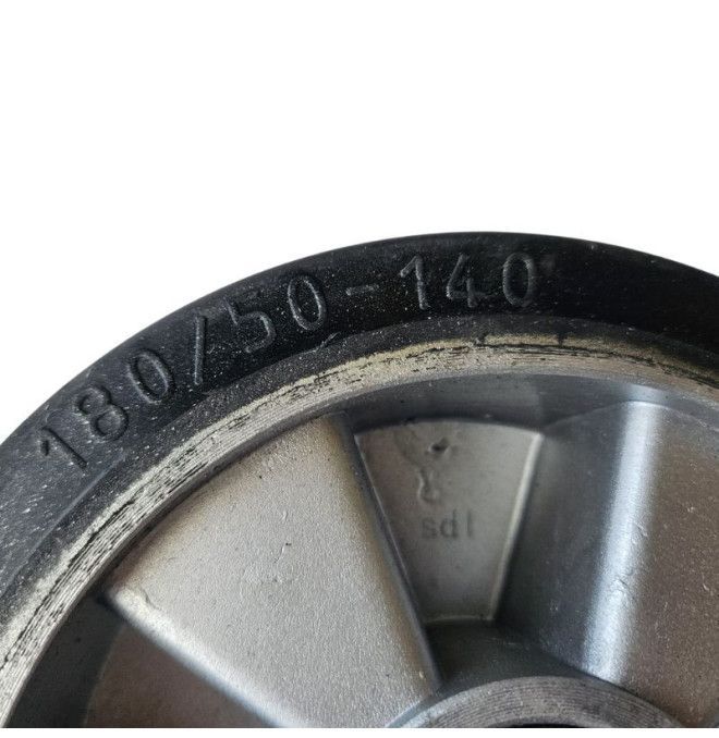 Ersatzteile palettenwagen-TYMBIA-Drehrad für palettenwagen kautschuk, 180x50mm, 20mm welle